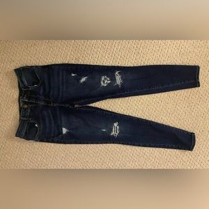 High rise skinny jeans